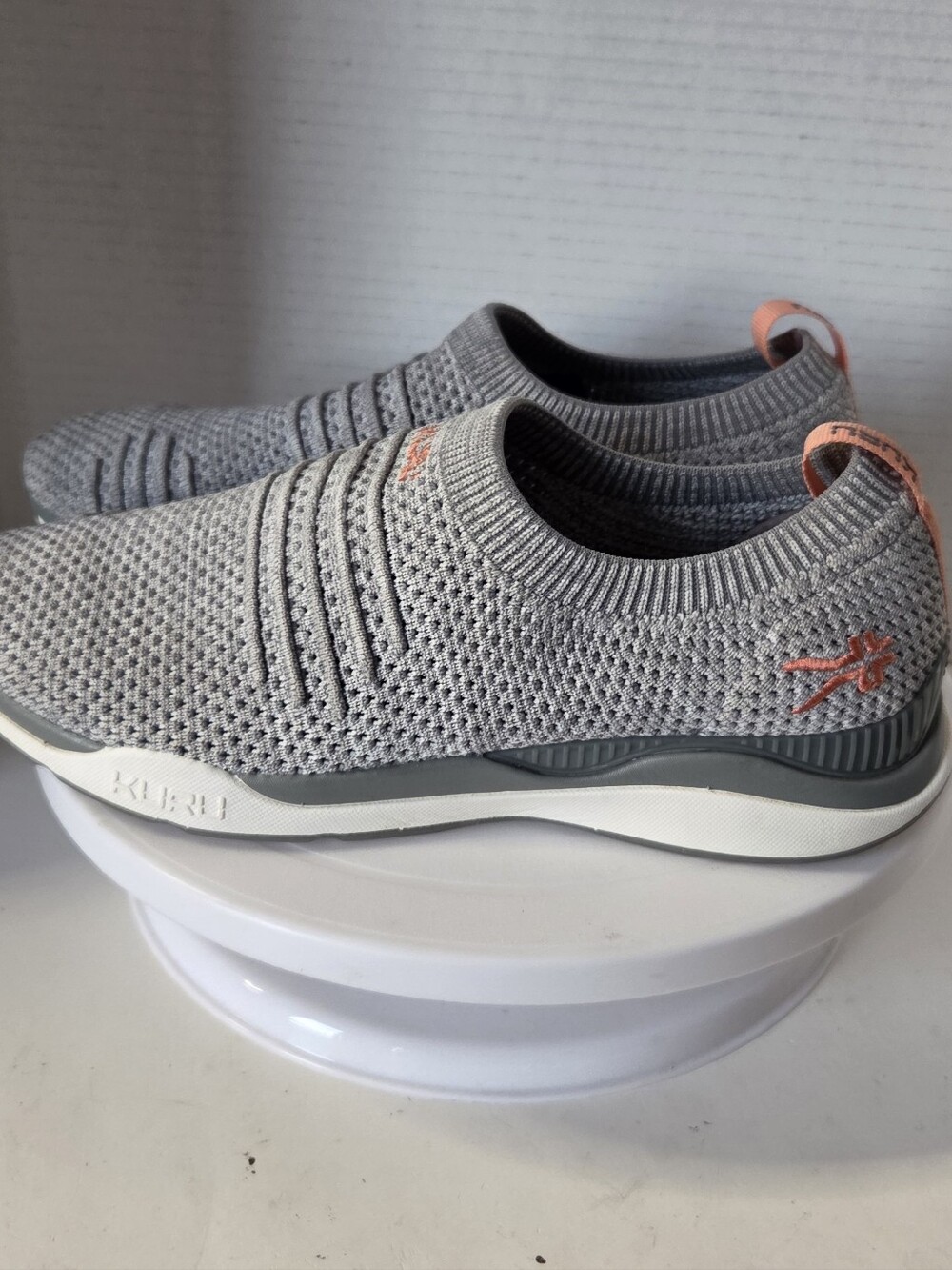 KURU Stride Women's Grey Slip On Sneakers Size 8